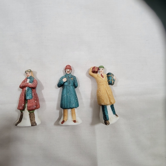 HERITAGE VILLAGE COLLECTION - "CITY WORKERS Dept. 56 No. 5967-6 FOUR PIECE SET - Picture 12 of 12